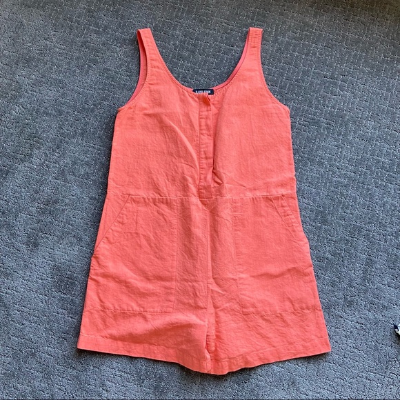 Ilana Kohn Leroy Romper In Sherbet 